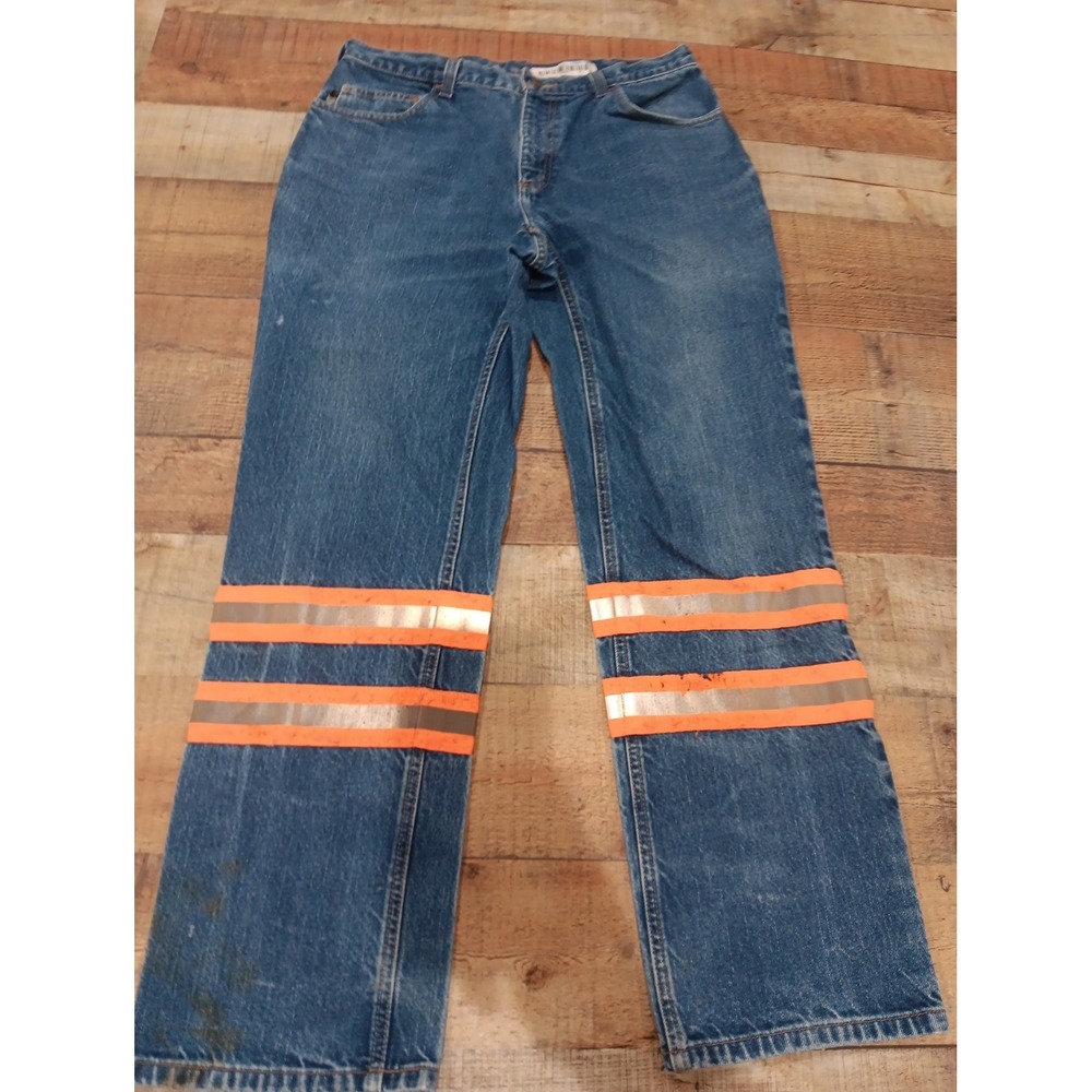 Carhartt FR Work Flame Resistant Men's Jeans  Blue Reflexed 34x32 Denim 2957